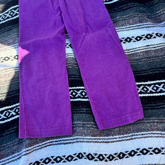 VTG ROYAL DEB PURPLE CORDUROY PANTS GIRLS SIZE 6 - Picture 4 of 5